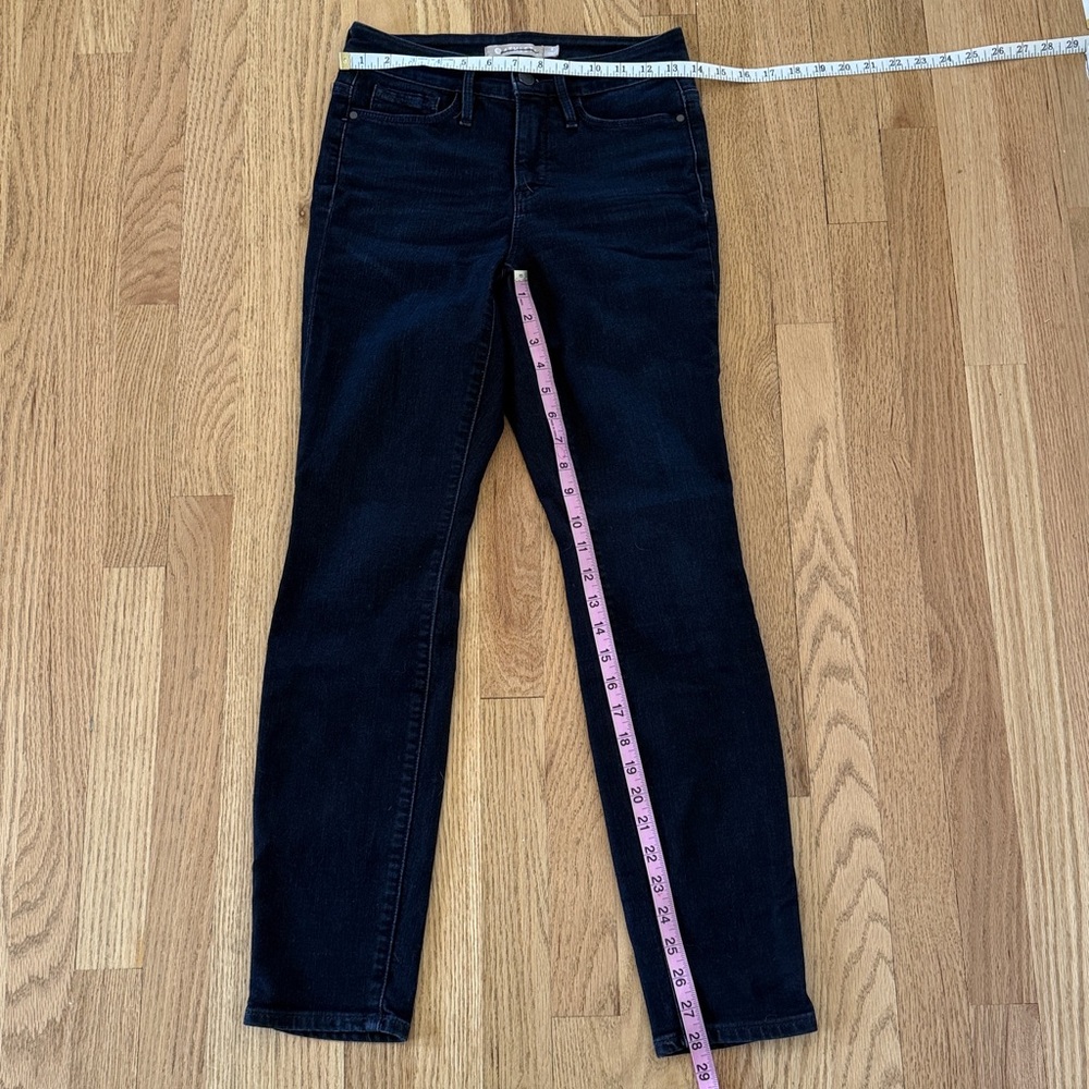 Athleta Sculptek Women's Deep Blue Skinny Jeans - Picture 3 of 7